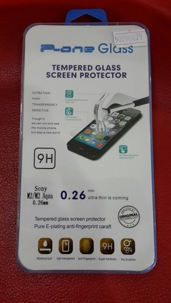 ฟิล์มกระจกกันกระแทก Sony Xperia M2 Aqua 